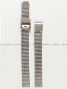 Siateczkowa (mesh) bransoleta do zegarka Obaku V146LCIMC, 10 mm, Srebrna