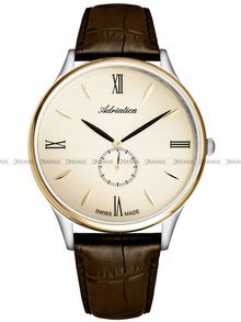 Zegarek Adriatica Mens strap A1230.2261QXL Męski, Kwarcowy, Wskazówkowy